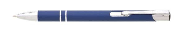 Obrázky: Hliníkové guličkové pero LARA SOFT, tmavomodré