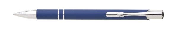 Obrázky: Hliníkové guličkové pero LARA SOFT, tmavomodré, Obrázok 5