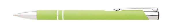 Obrázky: Hliníkové guličkové pero LARA SOFT, svetlozelené