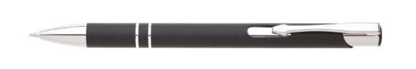 Obrázky: Hliníkové guličkové pero LARA SOFT, čierne