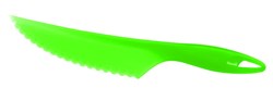 Obrázky: Zelený plastový nôž na šalát a zeleninu Tescoma