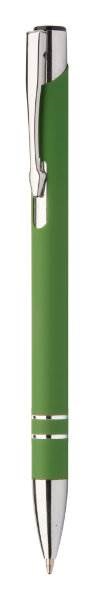 Obrázky: Hliníkové pogumované pero zelené - vhodné na laser, Obrázok 2