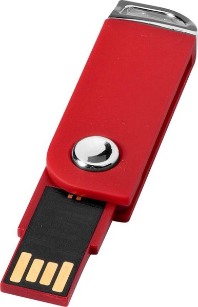 Obrázky: Červený otoč.USB flash disk, úchyt na kľúče, 32GB, Obrázok 3
