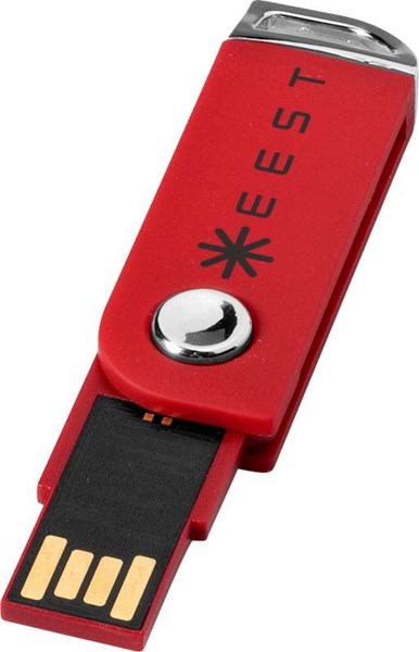 Obrázky: Červený otoč.USB flash disk, úchyt na kľúče, 16GB, Obrázok 10