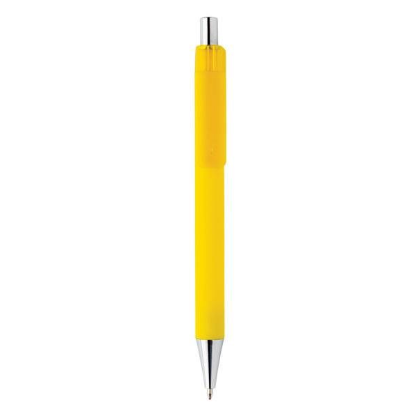 Obrázky: Žlté pero X8 s pogumovaným povrchom, Obrázok 2