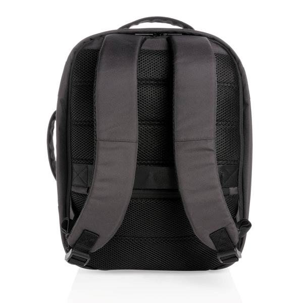 Obrázky: Čierny nedobytný ruksak na notebook z RPET AWARE, Obrázok 4
