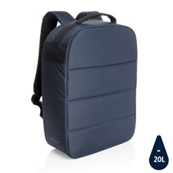 Obrázky: Modrý nedobytný ruksak na notebook z RPET AWARE