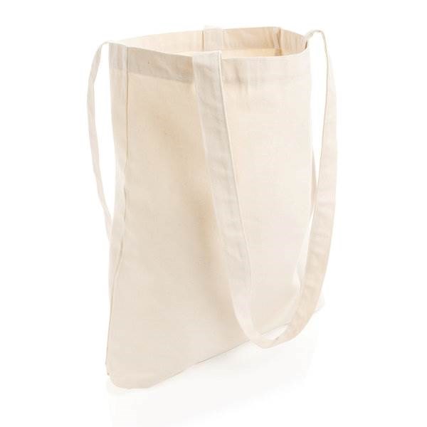 Obrázky: Nákupná biela taška z recyklovanej bavlny AWARE, Obrázok 3