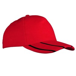 Obrázky: Päťdielna čiapka, červená
