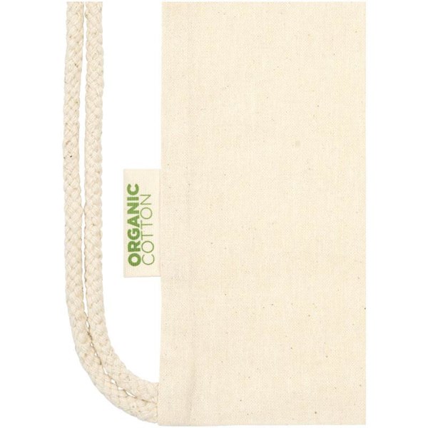 Obrázky: Orissa šnúrkový ruksak z organick.bavlny,prírodná, Obrázok 4