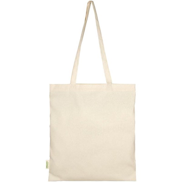 Obrázky: Orissa nakupná taška z organickej bavlny, prírodná, Obrázok 2