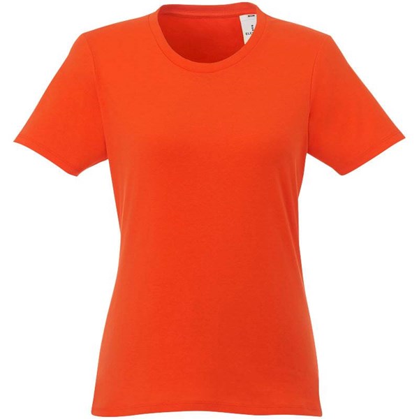 Obrázky: Dámske tričko Heros s krátkym rukávom,oranžové/XXL, Obrázok 5
