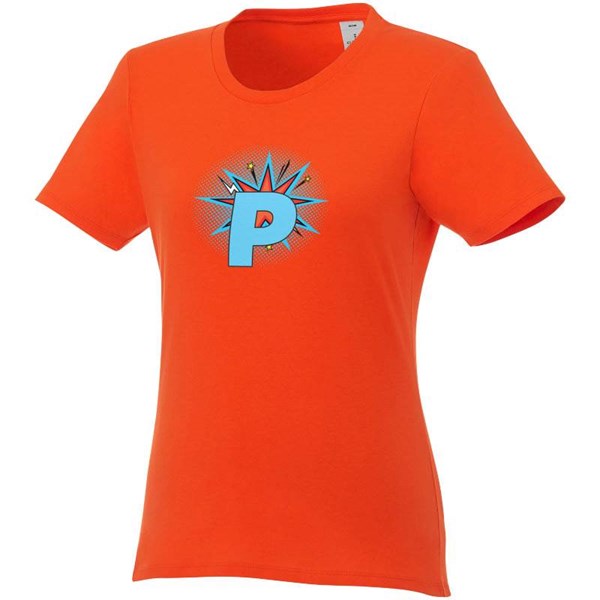 Obrázky: Dámske tričko Heros s krátkym rukávom, oranžové/XS, Obrázok 6