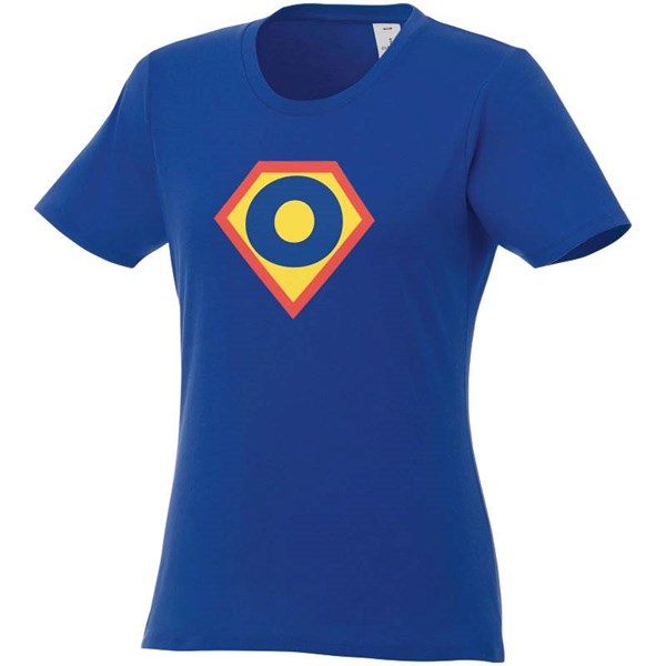 Obrázky: Dámske tričko Heros s krátkym rukávom, modré/XL, Obrázok 6