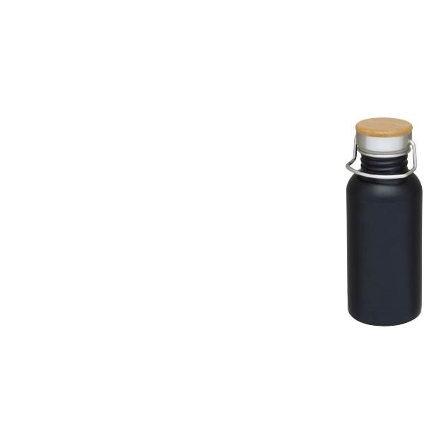 Obrázky: Nerezová športová fľaša 550ml, čierna, Obrázok 5
