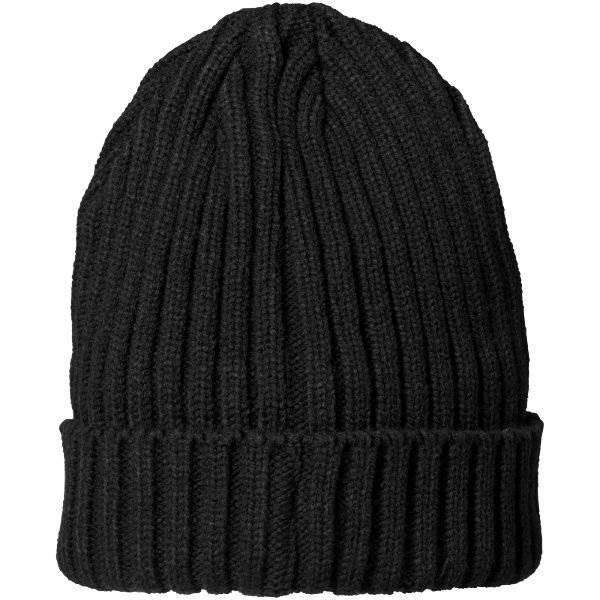 Obrázky: Čierna zimná pletená čiapka ELEVATE, Obrázok 3