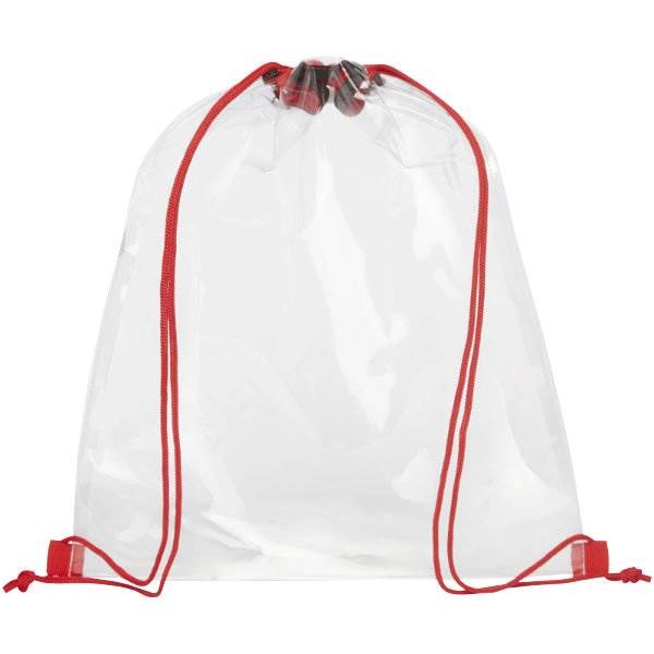 Obrázky: Priehľadný ruksak s červenými šnúrkami, Obrázok 4