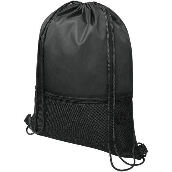 Obrázky: čierny ruksak, 1 vrecko na zips, otvor slúchadlá