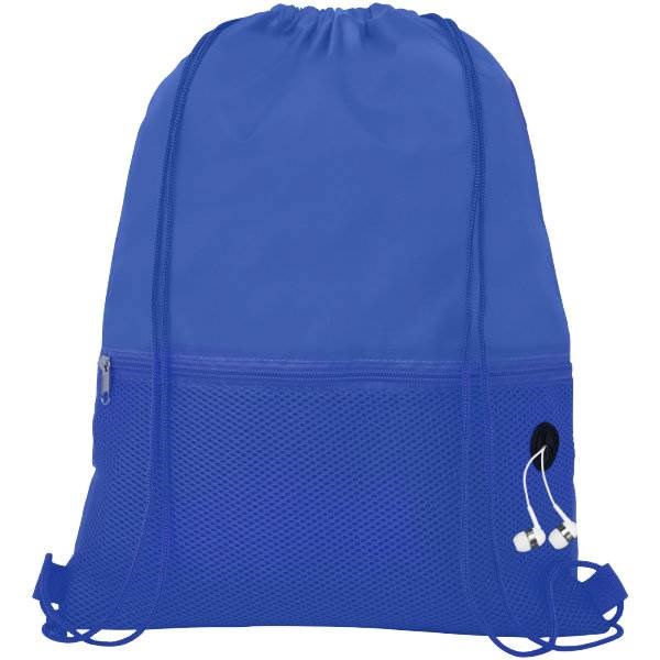 Obrázky: Modrý ruksak, 1 vrecko na zips, otvor slúchadlá, Obrázok 3