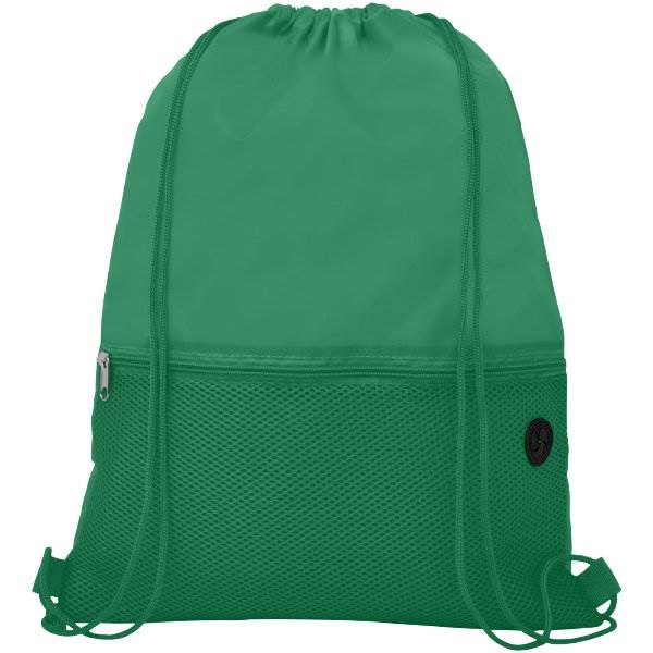 Obrázky: Zelený ruksak, 1 vrecko na zips, otvor slúchadlá, Obrázok 4
