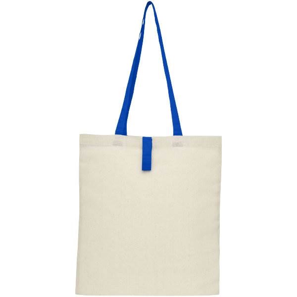 Obrázky: Prírodná nákupná taška, modré rukoväte, BA 100g, Obrázok 6