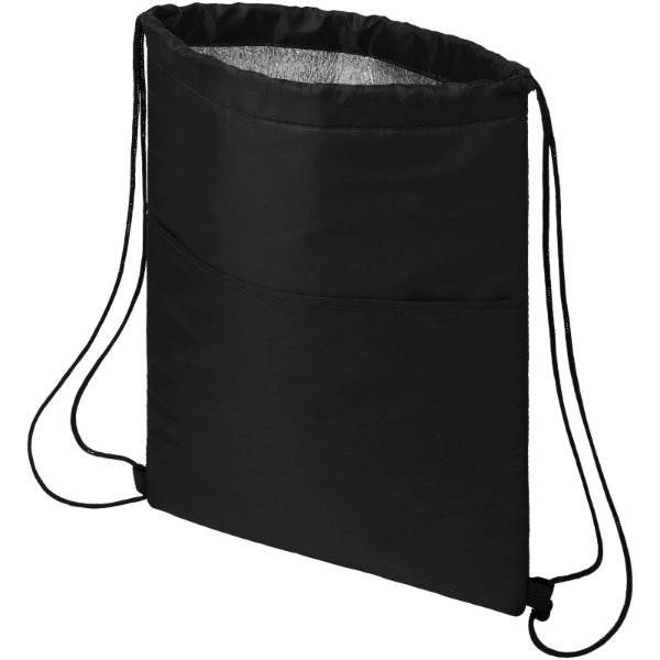 Obrázky: Čierna chladiaca taška/ruksak na 12 plechoviek, Obrázok 4