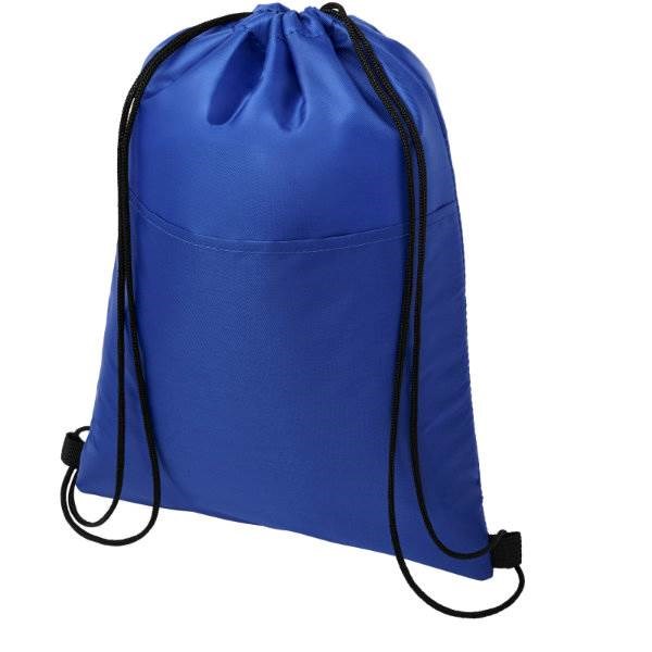 Obrázky: Stred. modrá chladiaca taška/ruksak, 12 plechoviek