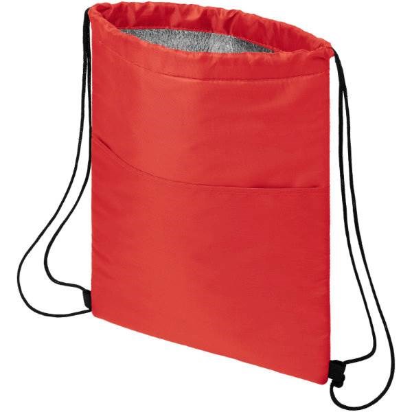Obrázky: Červená chladiaca taška/ruksak na 12 plechoviek, Obrázok 4