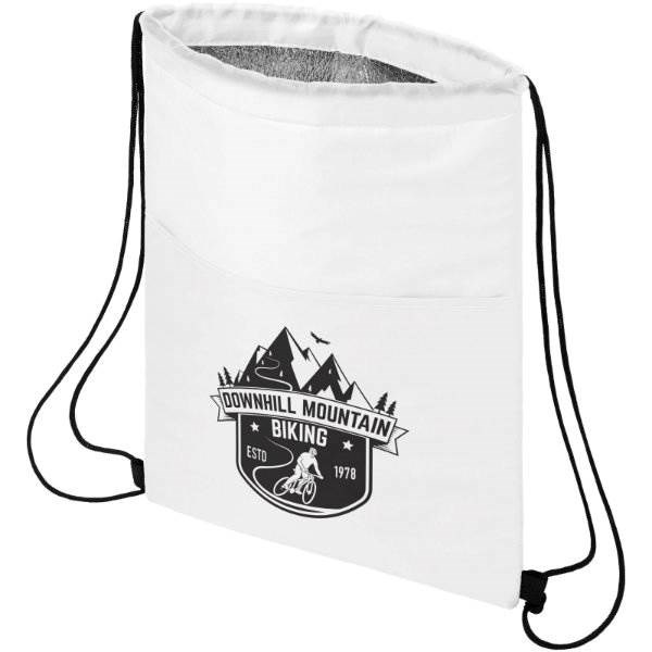 Obrázky: Biela chladiaca taška/ruksak na 12 plechoviek, Obrázok 5