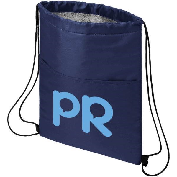 Obrázky: Námor.modrá chladiaca taška/ruksak, 12 plechoviek, Obrázok 5