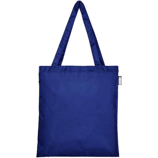 Obrázky: Nákupná taška z RPET, stredná modrá, Obrázok 5