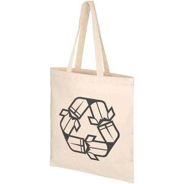 Obrázky: Prírodná nákupná taška, z recykl. BA a PES 210 g, Obrázok 3