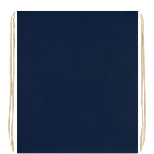 Obrázky: Námoenícky modrý ruksak z bavlny 140 g/m², Obrázok 3