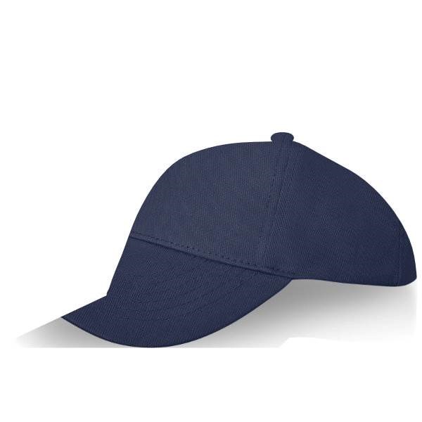 Obrázky: Námořně modrá 5panelová čiapka s kovovou prackou