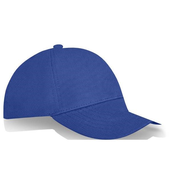 Obrázky: 6panelová čiapka s kovovou prackou, stredne modrá, Obrázok 5