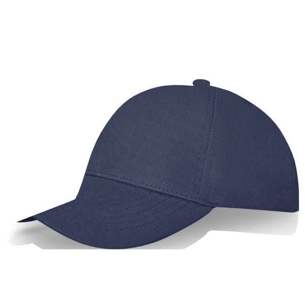 Obrázky: 6panelová čiapka s kovovou prackou, námor. modrá
