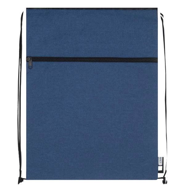 Obrázky: Tm.modrý/čierny melanž ruksak,vrecko na zips, RPET, Obrázok 13