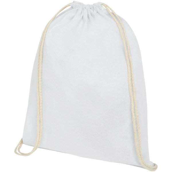 Obrázky: Biely ruksak z bavlny 140 g/m², Obrázok 6