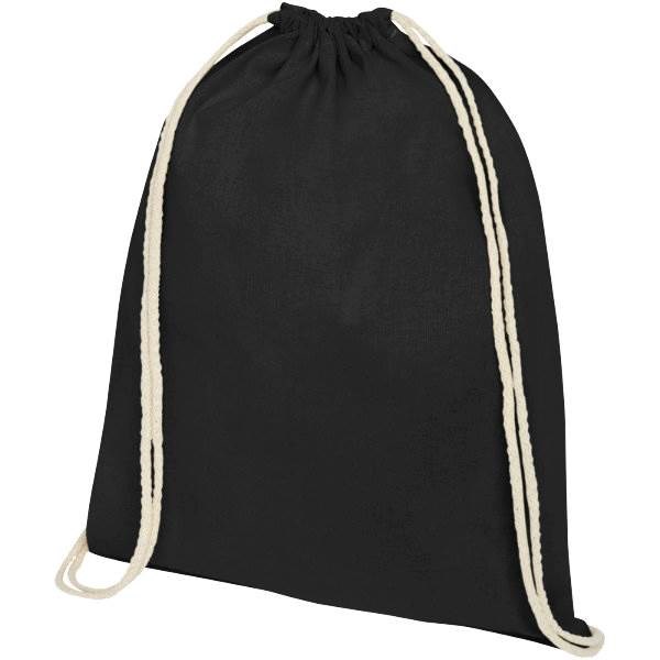 Obrázky: Čierny ruksak z bavlny 140 g/m², Obrázok 6