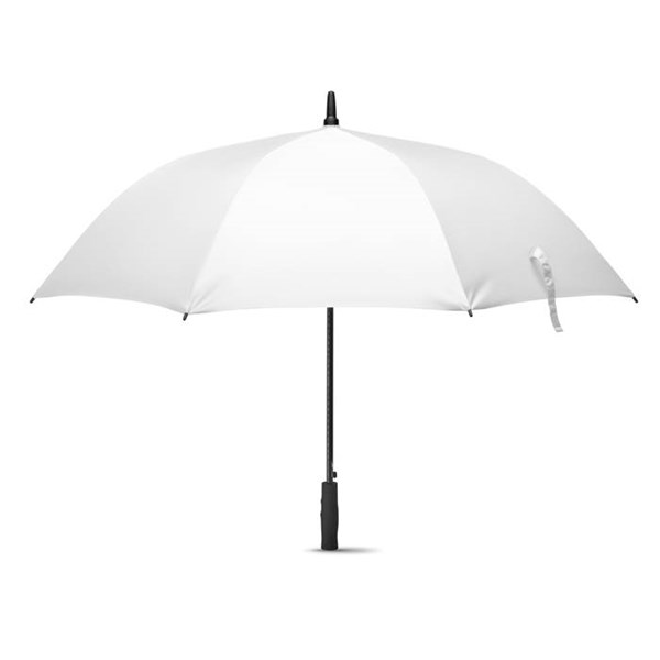 Obrázky: Manuálny vetruvzdorný biely dáždnik