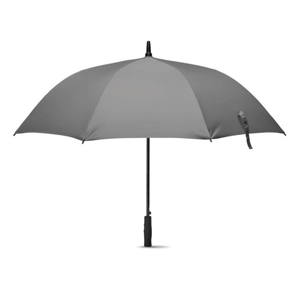 Obrázky: Manuálny vetruvzdorný šedý dáždnik