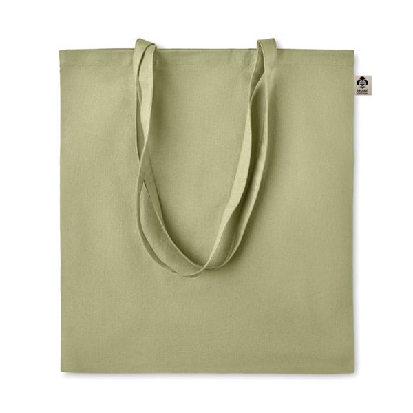 Obrázky: Nákupná taška z bio bavlny 140g, zelená