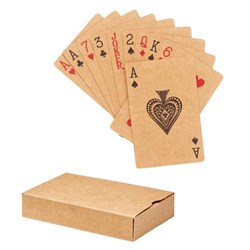 Obrázky: Hracie karty z recyklovaného papiera v krabičke