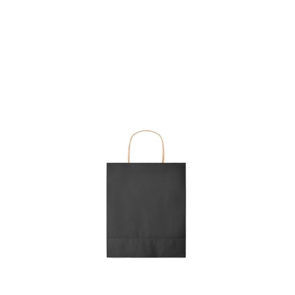 Obrázky: Papierová taška čierne 18x8x21cm, skrútená rukoväť, Obrázok 7