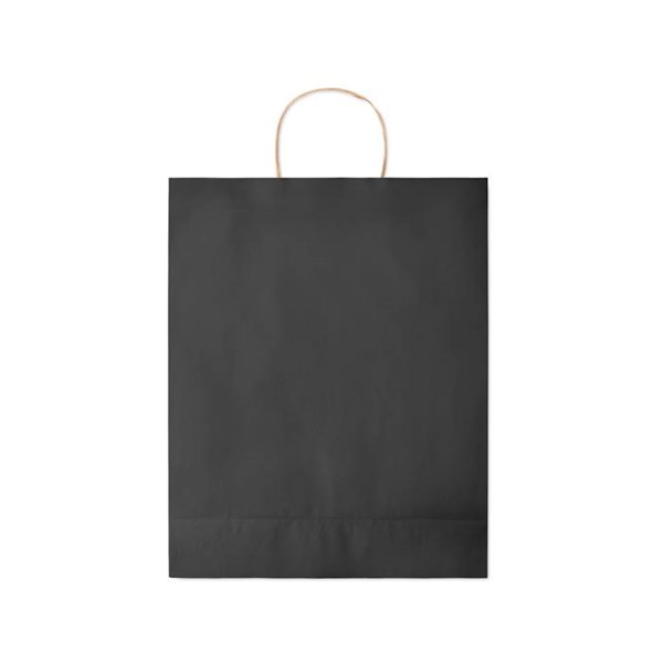 Obrázky: Papierová taška čierne 32x12x40cm,skrútená rukoväť, Obrázok 4