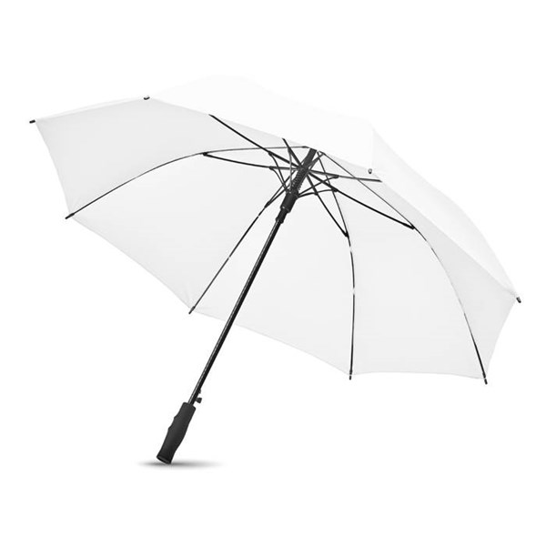 Obrázky: Manuálny vetruvzdorný biely dáždnik, Obrázok 4
