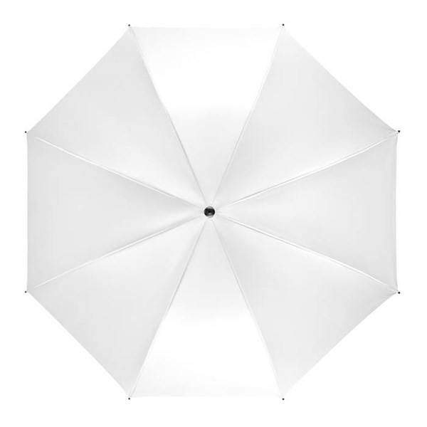Obrázky: Manuálny vetruvzdorný biely dáždnik, Obrázok 5