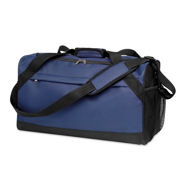 Obrázky: Športová alebo  cestovná modro-čierna RPET taška, Obrázok 2