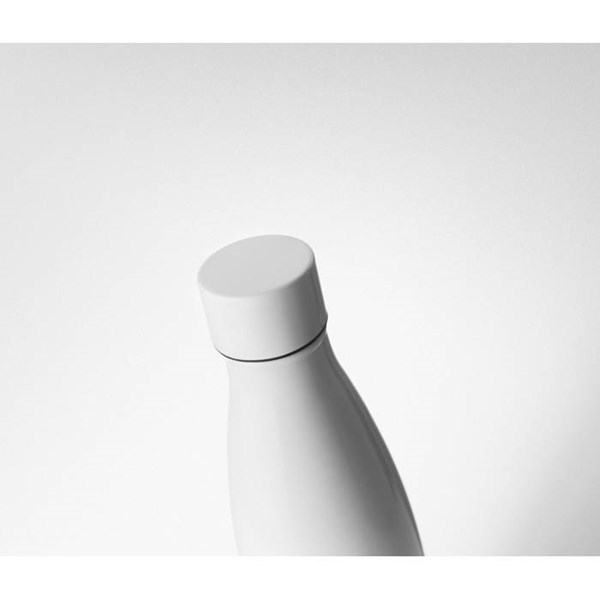 Obrázky: Biela izolačná nerezová fľaša 500 ml, Obrázok 5