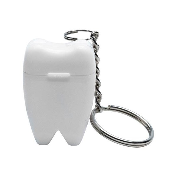Obrázky: Prívesok na kľúče v tvare zuba s dentálnou niťou, Obrázok 6